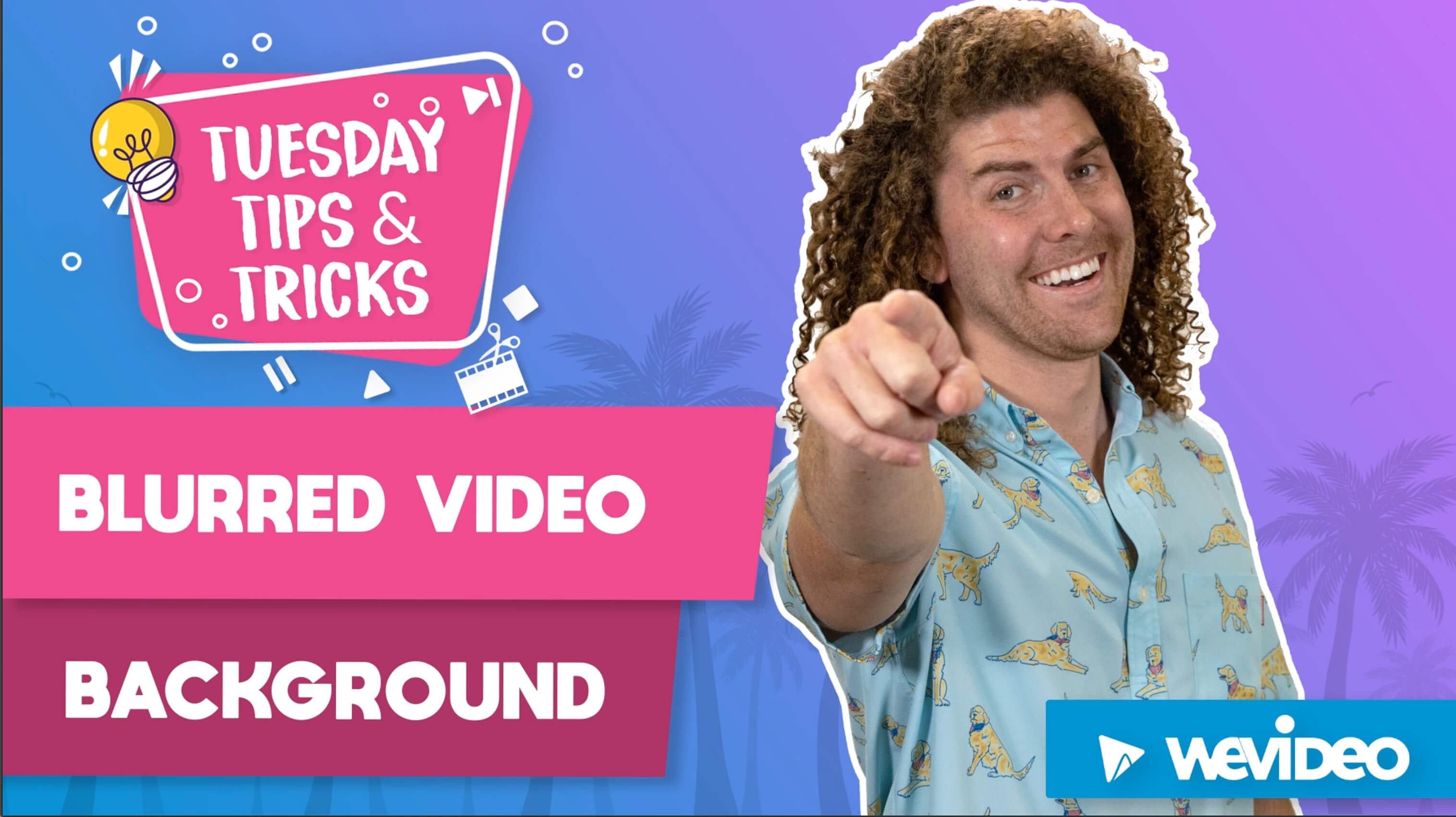 How to create a blurred background in WeVideo